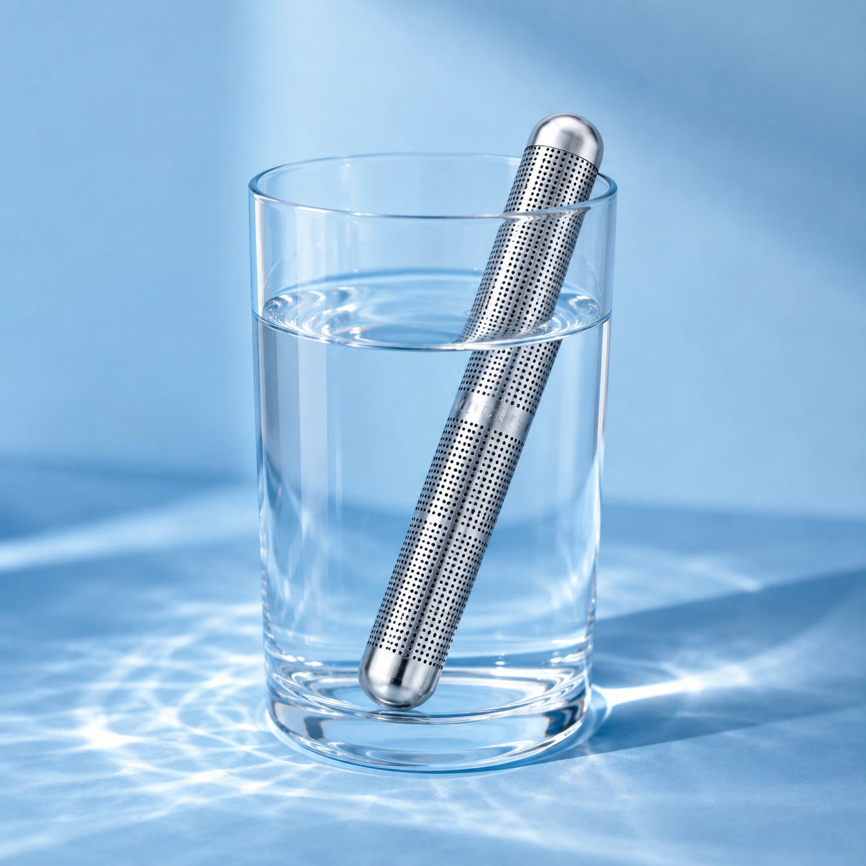 Covarook Alkaline Water Rod in a glass